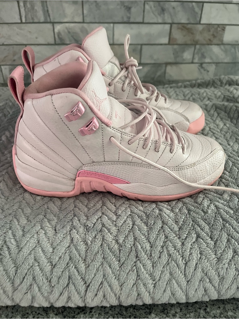 Kids Pink High-Top Sneakers